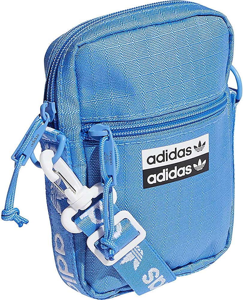 adidas Originals Festival Crossbody Bag， Real Blue， One Size - Image 3